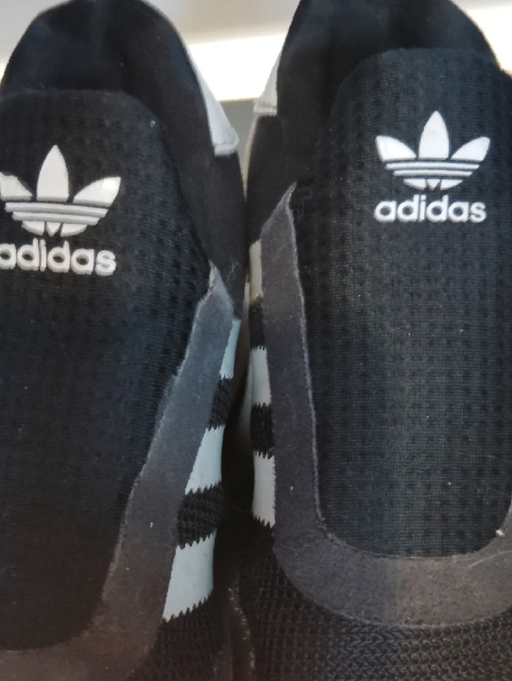 Adidas Kids Black & White Slip-On Sneakers